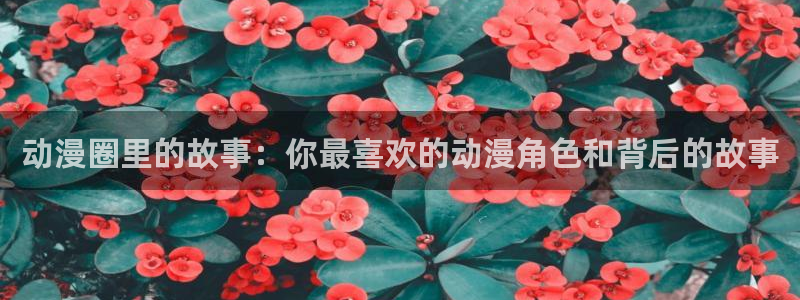 omofun(动漫共和国)：动漫圈里的故事：你最喜欢的动漫角色和背后的故事